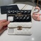 CHANEL 2022SS This year's popular outfit iphone carrying case 2 colors selectable CHANEL 2022SS This year's popular outfit iphone carrying case 2 colors selectable