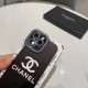 CHANEL 2022SS Conspicuous fresh popular new iphone carrying case 2 colors selectable CHANEL 2022SS Conspicuous fresh popular new iphone carrying case 2 colors selectable