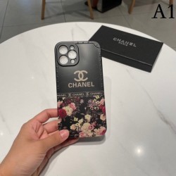 CHANEL 2022SS Gentle luxury popular color iphone carrying case 2 colors selectable