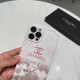 CHANEL 2022SS Gentle luxury popular color iphone carrying case 2 colors selectable CHANEL 2022SS Gentle luxury popular color iphone carrying case 2 colors selectable