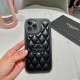 CHANEL 2022SS Excellent wearing power Popular iphone carrying case 2 colors selectable CHANEL 2022SS Excellent wearing power Popular iphone carrying case 2 colors selectable