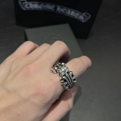 2022SS CHROME HEARTS Chrome Hearts adult-like design ring