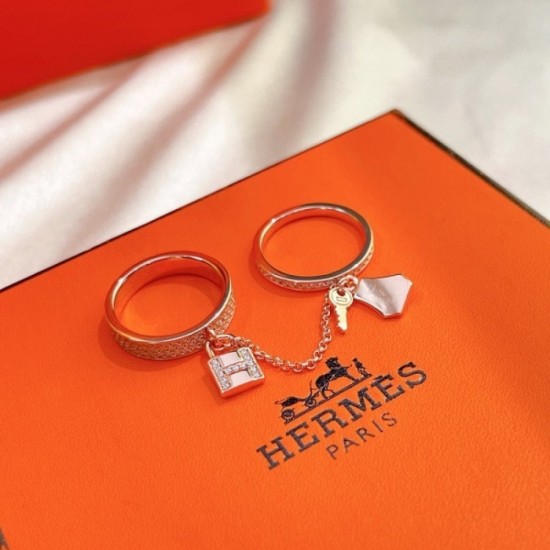 HERMES Hermes 2022SS new damage processing ring HERMES Hermes 2022SS new damage processing ring