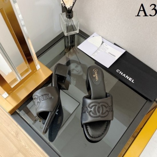 Classic street style medium heel slippers 2022SS CHANEL Chanel Classic street style medium heel slippers 2022SS CHANEL Chanel