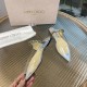 This season's hottest first-class flat sandals 2022SS JIMMY CHOO Jimmy Choo This season's hottest first-class flat sandals 2022SS JIMMY CHOO Jimmy Choo