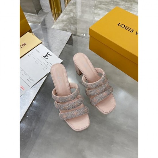Super fashionable popular high heel slippers 2022SS LOUIS VUITTON Louis Vuitton Super fashionable popular high heel slippers 2022SS LOUIS VUITTON Louis Vuitton