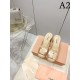 High-heeled slippers with sophisticated charm 2022SS MIU MIU High-heeled slippers with sophisticated charm 2022SS MIU MIU