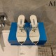 Spring and summer continue to pay attention High heel slippers 2022SS PRADA Prada Spring and summer continue to pay attention High heel slippers 2022SS PRADA Prada