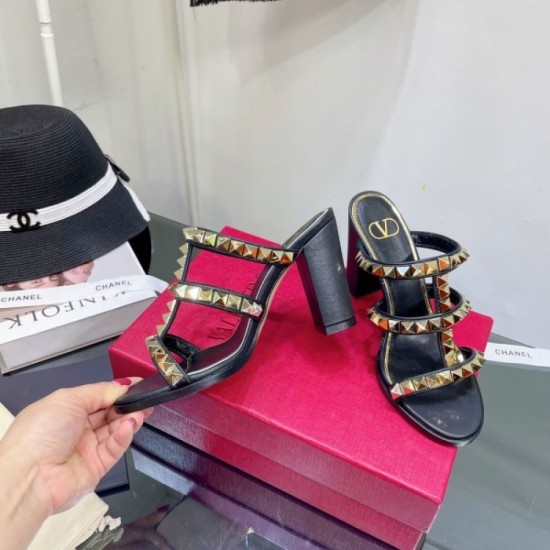 Summer season feature high heel slippers 2022SS VALENTINO Valentino Summer season feature high heel slippers 2022SS VALENTINO Valentino