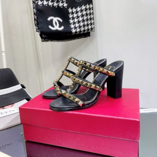 Summer season feature high heel slippers 2022SS VALENTINO Valentino Summer season feature high heel slippers 2022SS VALENTINO Valentino