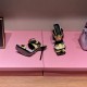 High heel slippers with a neat feeling 2022SS VERSACE Versace High heel slippers with a neat feeling 2022SS VERSACE Versace
