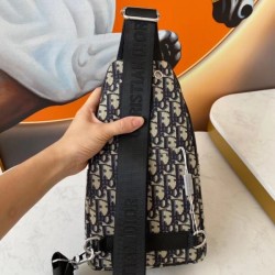 2022SS Men's chest bag Adult-like texture DIOR Dior