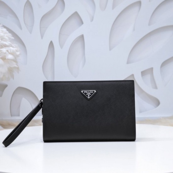 2022SS Men's Clutch Bag Latest Advance Fashionable Logo PRADA Prada 2022SS Men's Clutch Bag Latest Advance Fashionable Logo PRADA Prada