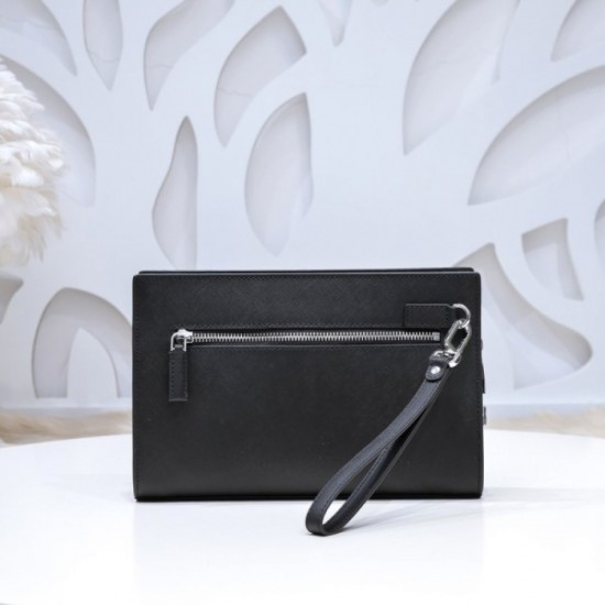 2022SS Men's Clutch Bag Latest Advance Fashionable Logo PRADA Prada 2022SS Men's Clutch Bag Latest Advance Fashionable Logo PRADA Prada