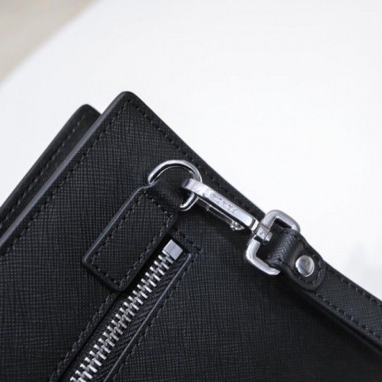 2022SS Men's Clutch Bag Latest Advance Fashionable Logo PRADA Prada 2022SS Men's Clutch Bag Latest Advance Fashionable Logo PRADA Prada