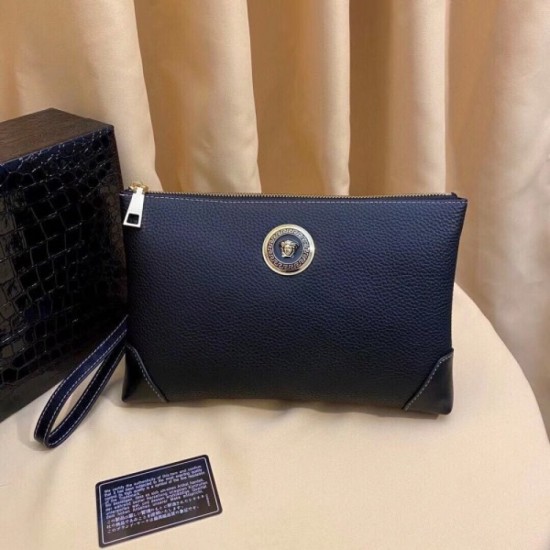 2022SS Men's Clutch Bag Finished in a unique impression VERSACE Versace 2022SS Men's Clutch Bag Finished in a unique impression VERSACE Versace
