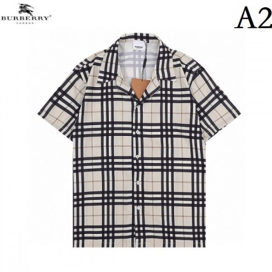 BURBERRY Burberry 2022 men's short-sleeved shirt super rare love at first sight BURBERRY Burberry 2022 men's short-sleeved shirt super rare love at first sight