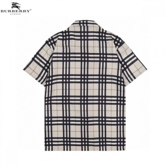 BURBERRY Burberry 2022 men's short-sleeved shirt super rare love at first sight BURBERRY Burberry 2022 men's short-sleeved shirt super rare love at first sight