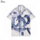 DIOR Dior 2022 Men's short-sleeved shirt Summer new work that combines freshness and product DIOR Dior 2022 Men's short-sleeved shirt Summer new work that combines freshness and product