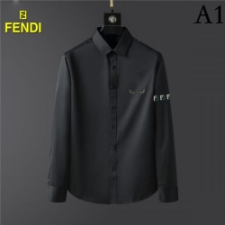 FENDI Fendi 2022 Men's Long Sleeve Shirt Fashionable Autumn Style