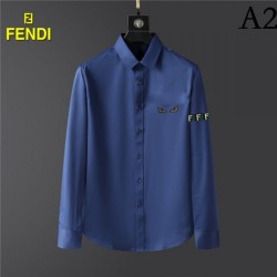 FENDI Fendi 2022 Men's Long Sleeve Shirt Fashionable Autumn Style