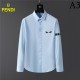 FENDI Fendi 2022 Men's Long Sleeve Shirt Fashionable Autumn Style FENDI Fendi 2022 Men's Long Sleeve Shirt Fashionable Autumn Style