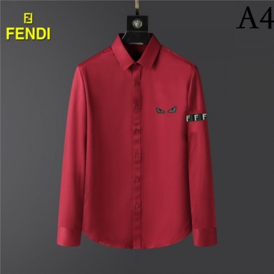 FENDI Fendi 2022 Men's Long Sleeve Shirt Fashionable Autumn Style FENDI Fendi 2022 Men's Long Sleeve Shirt Fashionable Autumn Style