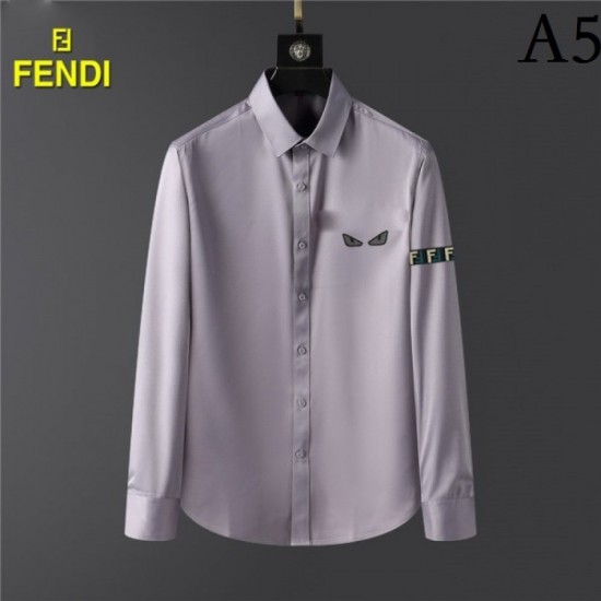 FENDI Fendi 2022 Men's Long Sleeve Shirt Fashionable Autumn Style FENDI Fendi 2022 Men's Long Sleeve Shirt Fashionable Autumn Style