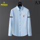 FENDI Fendi 2022 men's long-sleeved shirt looks youthful and energetic FENDI Fendi 2022 men's long-sleeved shirt looks youthful and energetic