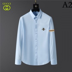 GUCCI Gucci 2022 men's long-sleeved shirt This autumn's new work taken for granted