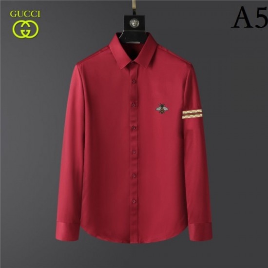 GUCCI Gucci 2022 men's long-sleeved shirt This autumn's new work taken for granted GUCCI Gucci 2022 men's long-sleeved shirt This autumn's new work taken for granted