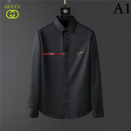 GUCCI Gucci 2022 men's long-sleeve shirt A popular brand that is deep-rooted in Japan GUCCI Gucci 2022 men's long-sleeve shirt A popular brand that is deep-rooted in Japan