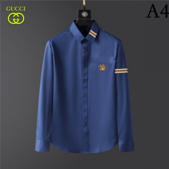 GUCCI Gucci 2022 men's long-sleeved shirt with the latest fashionable logo GUCCI Gucci 2022 men's long-sleeved shirt with the latest fashionable logo