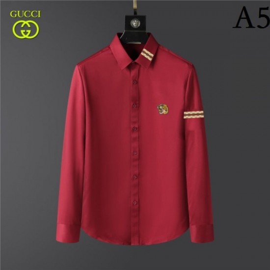 GUCCI Gucci 2022 men's long-sleeved shirt with the latest fashionable logo GUCCI Gucci 2022 men's long-sleeved shirt with the latest fashionable logo
