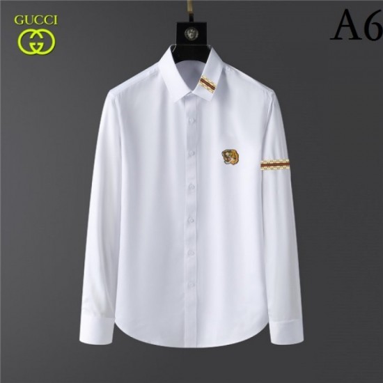 GUCCI Gucci 2022 men's long-sleeved shirt with the latest fashionable logo GUCCI Gucci 2022 men's long-sleeved shirt with the latest fashionable logo