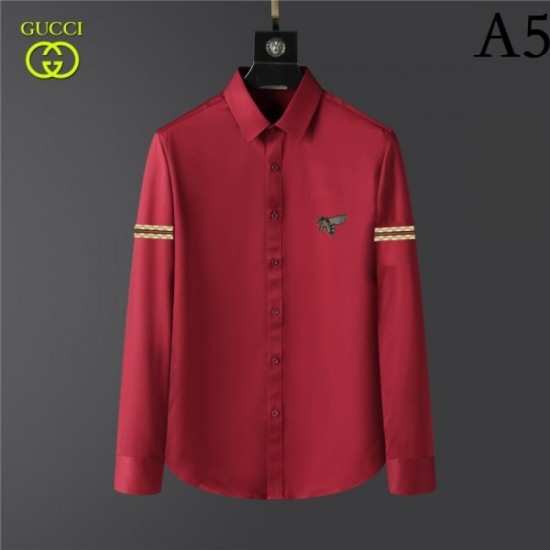 GUCCI Gucci 2022 men's long-sleeved shirt autumn standard want one new item GUCCI Gucci 2022 men's long-sleeved shirt autumn standard want one new item