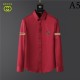 GUCCI Gucci 2022 men's long-sleeved shirt autumn standard want one new item GUCCI Gucci 2022 men's long-sleeved shirt autumn standard want one new item