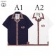 GUCCI Gucci 2022 men's short sleeve shirt latest trend fashion new arrival GUCCI Gucci 2022 men's short sleeve shirt latest trend fashion new arrival