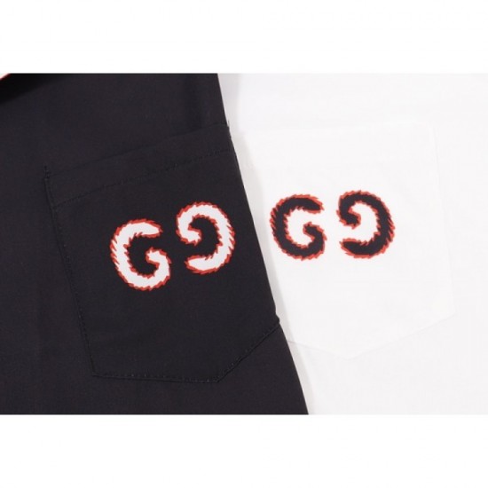 GUCCI Gucci 2022 men's short sleeve shirt latest trend fashion new arrival GUCCI Gucci 2022 men's short sleeve shirt latest trend fashion new arrival