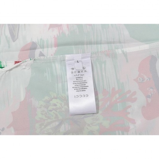 GUCCI Gucci 2022 men's short-sleeved shirt brand new work that can't wait for summer GUCCI Gucci 2022 men's short-sleeved shirt brand new work that can't wait for summer