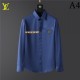 LOUIS VUITTON Louis Vuitton 2022 men's long sleeve shirt recommended coordination LOUIS VUITTON Louis Vuitton 2022 men's long sleeve shirt recommended coordination