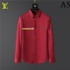 LOUIS VUITTON Louis Vuitton 2022 men's long sleeve shirt recommended coordination LOUIS VUITTON Louis Vuitton 2022 men's long sleeve shirt recommended coordination