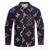 LOUIS VUITTON Louis Vuitton 2022 men's long sleeve shirt has a neat feeling