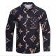 LOUIS VUITTON Louis Vuitton 2022 men's long sleeve shirt has a neat feeling LOUIS VUITTON Louis Vuitton 2022 men's long sleeve shirt has a neat feeling