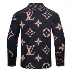 LOUIS VUITTON Louis Vuitton 2022 men's long sleeve shirt has a neat feeling