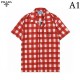 PRADA Prada 2022 men's short-sleeved shirt popular every year spring and summer new work PRADA Prada 2022 men's short-sleeved shirt popular every year spring and summer new work
