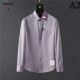 THOM BROWNE Thom Browne 2022 men's long-sleeved shirt crazy about elegant colors THOM BROWNE Thom Browne 2022 men's long-sleeved shirt crazy about elegant colors