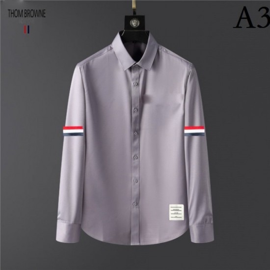 THOM BROWNE Thom Browne 2022 Men's Long Sleeve Shirt Recommended as a gift THOM BROWNE Thom Browne 2022 Men's Long Sleeve Shirt Recommended as a gift