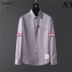 THOM BROWNE Thom Browne 2022 Men's Long Sleeve Shirt Recommended as a gift THOM BROWNE Thom Browne 2022 Men's Long Sleeve Shirt Recommended as a gift