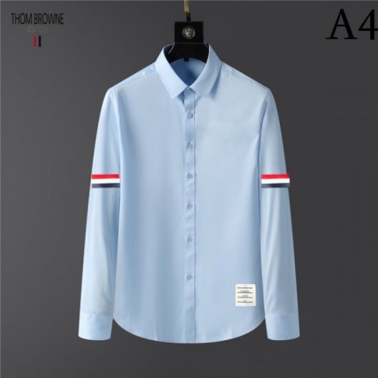 THOM BROWNE Thom Browne 2022 Men's Long Sleeve Shirt Recommended as a gift THOM BROWNE Thom Browne 2022 Men's Long Sleeve Shirt Recommended as a gift